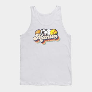 Retro Soccer Volleyball Basketball Softball Mama Tank Top